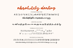 Absolutely Darling Bold Script Font Handwritten Retro Vibes Product Image 21