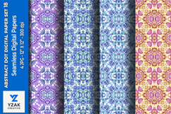 Abstract Dot Digital Paper Set 18 Product Image 1