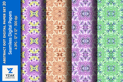 Abstract Dot Digital Paper Set 20 Product Image 1