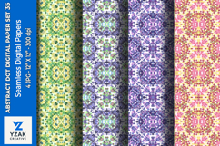 Abstract Dot Digital Paper Set 35 Product Image 1