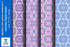Abstract Dot Digital Paper Set 3 Product Image 1