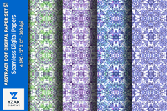 Abstract Dot Digital Paper Set 51 Product Image 1