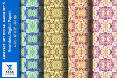Abstract Dot Digital Paper Set 5 Product Image 1