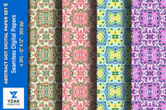 Abstract Dot Digital Paper Set 6 Product Image 1