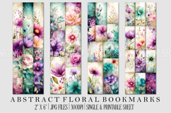 Floral Bookmarks, Feminine Bookmarks, Pretty Bookmarks, s16 Product Image 1