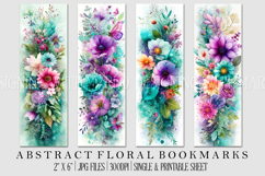 Floral Bookmarks, Feminine Bookmarks, Pretty Bookmarks, s4 Product Image 1