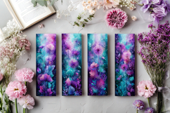 Floral Bookmarks, Feminine Bookmarks, Pretty Bookmarks, s8 Product Image 2