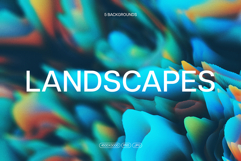 Abstract 3D Landscapes Product Image 1