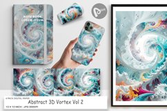 Digital Paper Abstract Vortex Product Image 1