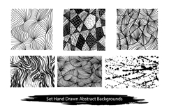 Abstract backgrounds black and white Product Image 1