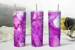 Alcohol Ink Wrap Skinny Tumbler Tapered Straight 20 Oz Product Image 1