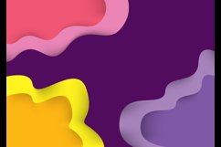 Abstract and colorful paper cut background design Product Image 2