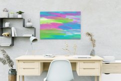 Abstract Colorful Wall Art Printable Download, Brush Strokes Product Image 5