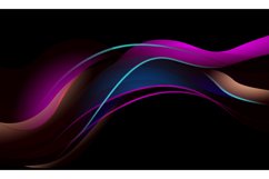 Abstract background colorful glowing wave luxury liquid Product Image 2