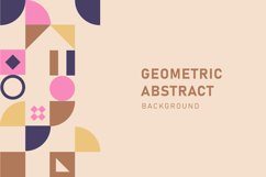 Abstract background with geometric shape texture banner Product Image 2