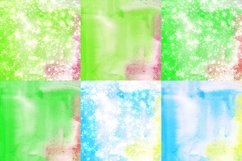 Abstract Summer Watercolor Digital Papers Glitter Background Product Image 4