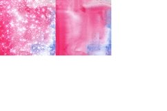 Abstract Summer Watercolor Digital Papers Glitter Background Product Image 5