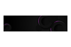 Abstract black geometric horizontal banner background with Product Image 1