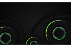 Abstract black geometric wallpaper background with green neo Product Image 1
