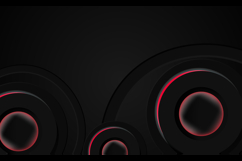 Abstract black geometric wallpaper background with red neon Product Image 2