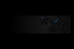 Abstract black stars dimensional horizontal cover and banner Product Image 2