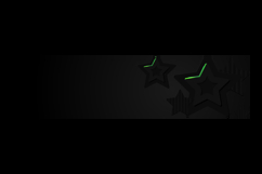 Abstract black stars dimensional horizontal cover and banner Product Image 2