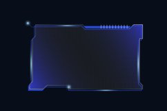 Abstract blue futuristic background of technology sci fi Product Image 2