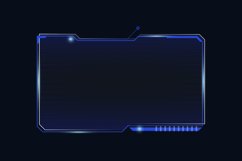 Abstract blue futuristic background of technology sci fi Product Image 1