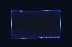 Abstract blue futuristic background of technology sci fi Product Image 2