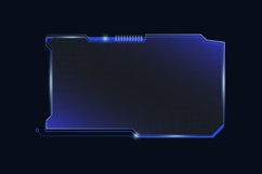 Abstract blue futuristic background of technology sci fi Product Image 1