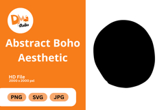 Abstract Boho Aesthetic - Organic Shapes PNG|SVG|JPG Product Image 1