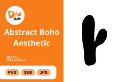 Abstract Boho Aesthetic - Organic Shapes PNG|SVG|JPG Product Image 1