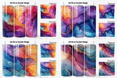 3D Abstract Boho Alcohol Ink Tumbler Bundle Product Image 4
