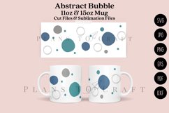 abstract bubble circle coffee mug glass wrap svg 11oz 15oz mug svg presized for 11oz 15oz glass ready to cut and sublimation files