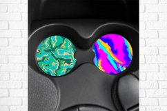 Car coaster sublimation abstract design Product Image 2