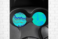 Car coaster sublimation abstract design Product Image 3