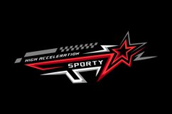 Abstract car decal sticker race template design Product Image 2