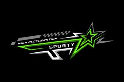 Abstract car decal sticker race template graphic Product Image 2