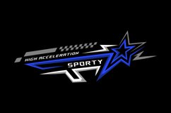 Abstract car decal sticker race template isolated Product Image 1