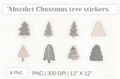 Christmas tree stickers. Christmas stickers Product Image 1
