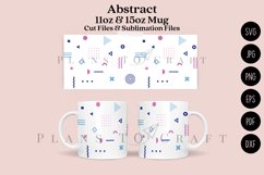 abstract coffee mug glass wrap svg 11oz 15oz mug svg presized for 11oz 15oz glass ready to cut and sublimation files