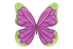 Abstract colorful butterflies Product Image 1