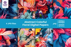 floral patterns, floral digital papers, flower, abstract floral pattern, tumbler, scrapbook, colors,
