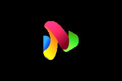 Abstract colorful media play logo design branding Product Image 2