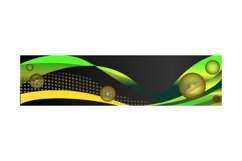 Abstract colorful wavy header design background Product Image 1