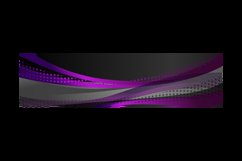 Abstract colorful wavy header design concept Product Image 2