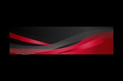 Abstract colorful wavy header design vector Product Image 2