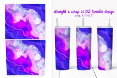 20 oz Tumbler purple sublimation, Bright skinny tumbler PNG Product Image 1