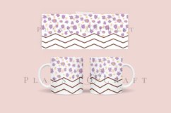 abstract daisy coffee mug glass wrap svg 11oz 15oz mug svg presized for 11oz 15oz glass ready to cut and sublimation files