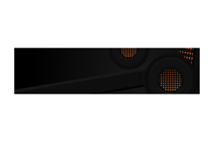 Abstract dark horizontal banner background with gradient Product Image 1
